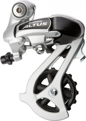 Dérailleur Shimano Dér. AR Altus argent RD-M 310 sans patte, 7-8V