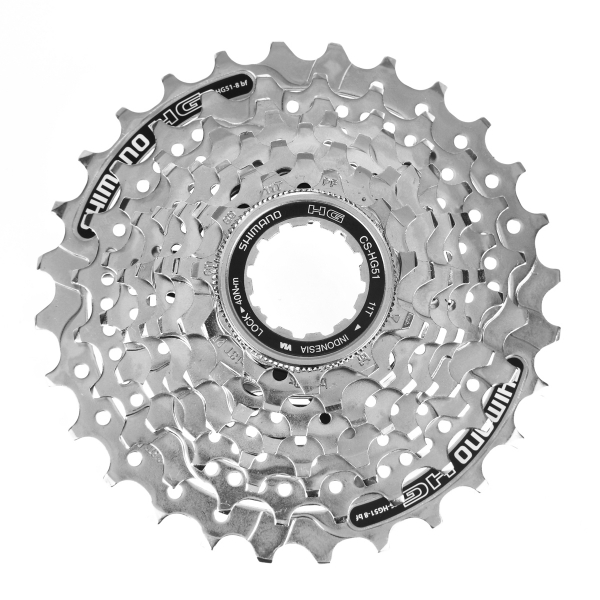 CASSETTES Shimano Cassette 8 Vitesses HG 51 11-28 dents