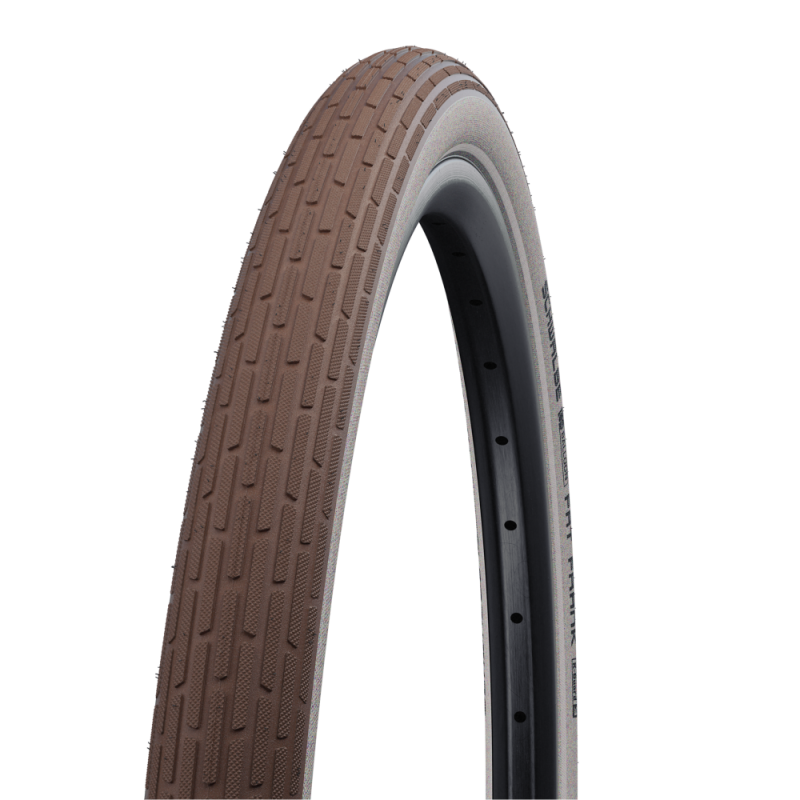 Roues et pneus Schwalbe Pneu Fat Frank Marron Blanc 28x2.00" 50-622 