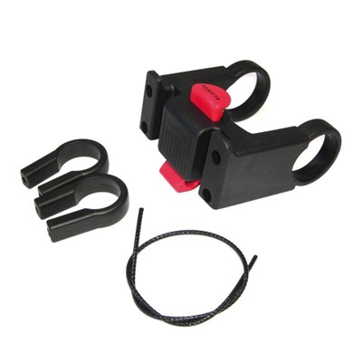 Accessoires KLICKfix KLICKfix adaptateur cintre noir, pour Ø 22-26 et 31,8mm