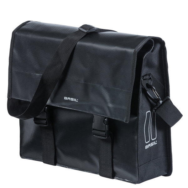 Basil - Sac arrière Urban Load Messenger - noir, imperméable - 15-17L