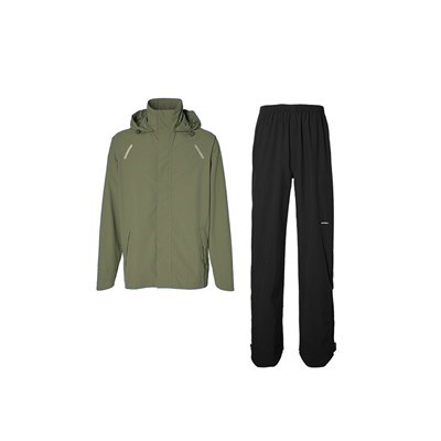 Vêtement de pluie Basil Hoga ensemble de pluie unisex Vert olive