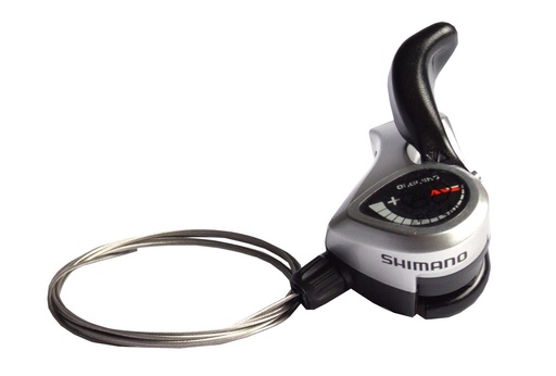 [ECOX004257] Dérailleur Shimano Manette Tourney, Triple gauche 3V SL-TX 50-LN, Friction, long. 1800 mm