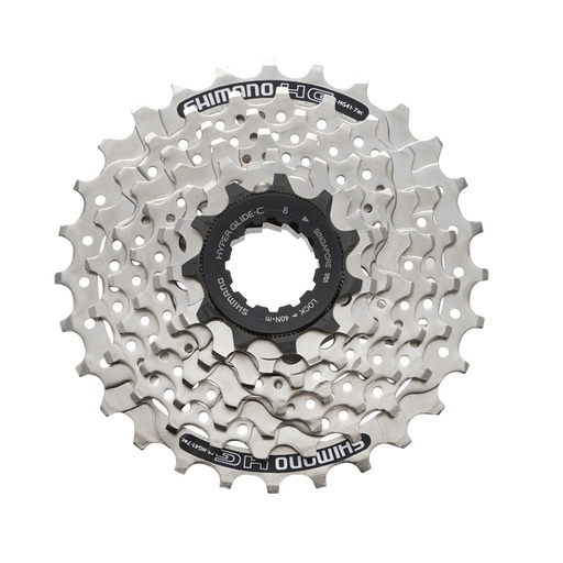 [ECOX018400] CASSETTES Shimano Cassette HG41 7V 7 vit. 11-13-15-18-21-24-28 dents