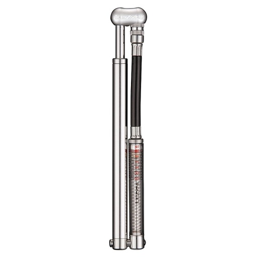 [ECOX007974] Antivol Lezyne Mini pompe SHOCK DRIVE 205mm, 84g, 20.6 Bar Avec jauge 