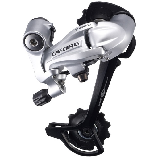 [ECOX007501] Dérailleur Shimano dérailleur Arriere 9 Vitesses Argent SGS RD-M591 Deore