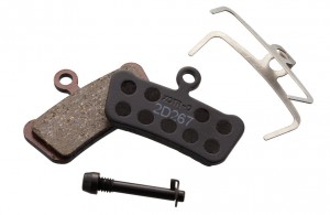 [ECOX127375] SRAM paire de plaquettes  XOTrail/Guide organiques/ alu, set avec plaque de sup.