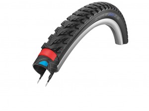 [ECOX135468] Roues et pneus SCHWALBE pneu Schwalbe Marathon GT 365 HS475 D. 28x1.40"37-622 noir+RT,Dual G.FourS.Per.