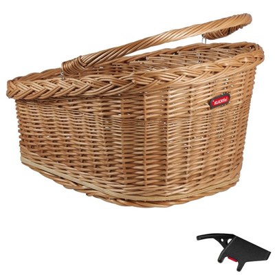 [ECOX160213] Panier pour vélo en osier KLICKfix GT