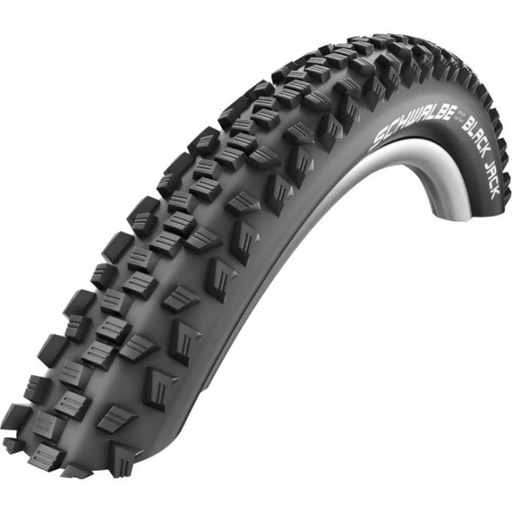 [ECOX270748] SCHWALBE  PNEU BLACK JACK 24x1.90 K-GUARD HS407 LITESKIN ACTIVE SBC RIGIDE NOIR 47-507